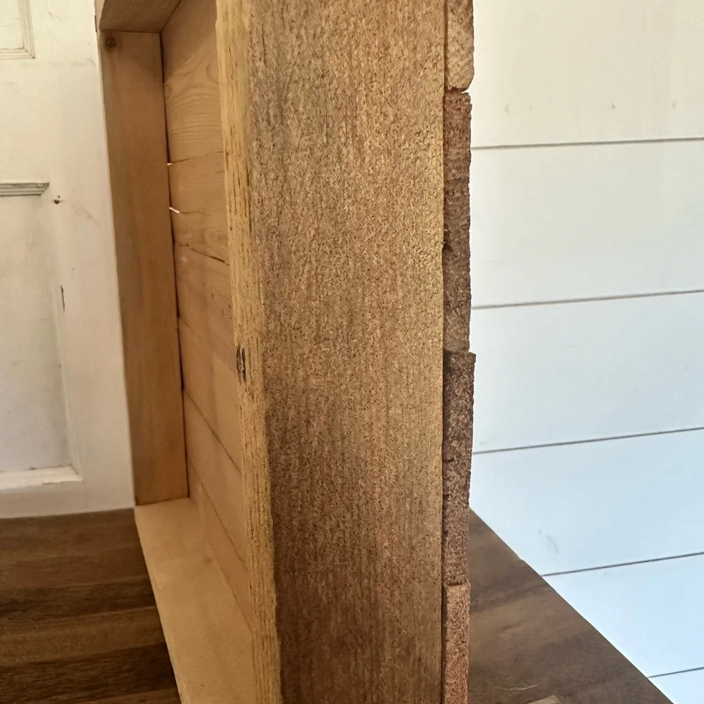 Wooden Wall Art with Blue Bird Design - Picture 2 of 4